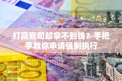 北京打赢官司却拿不到钱？手把手教你申请强制执行