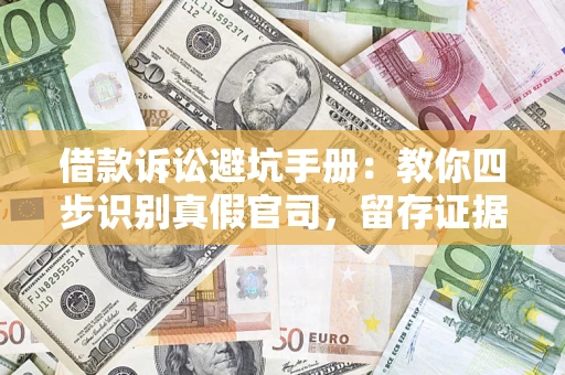 北京借款诉讼避坑手册：教你四步识别真假官司，留存证据不踩雷