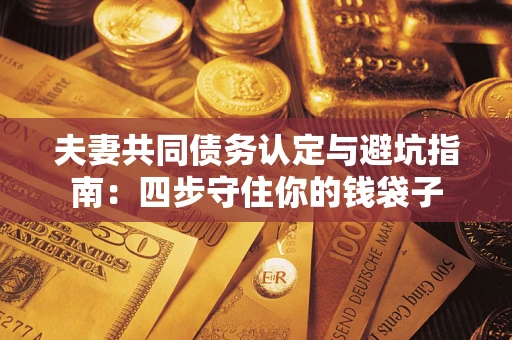 北京夫妻共同债务认定与避坑指南：四步守住你的钱袋子